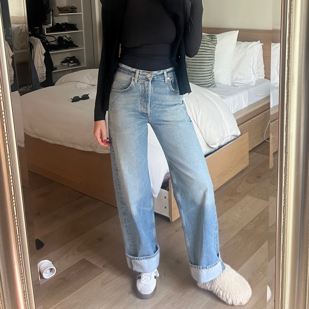 Citizens of Humanity Ayla Baggy Cuffed Jean- In Color Gemini